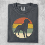 Vintage Sunset Golden Retriever T-Shirt