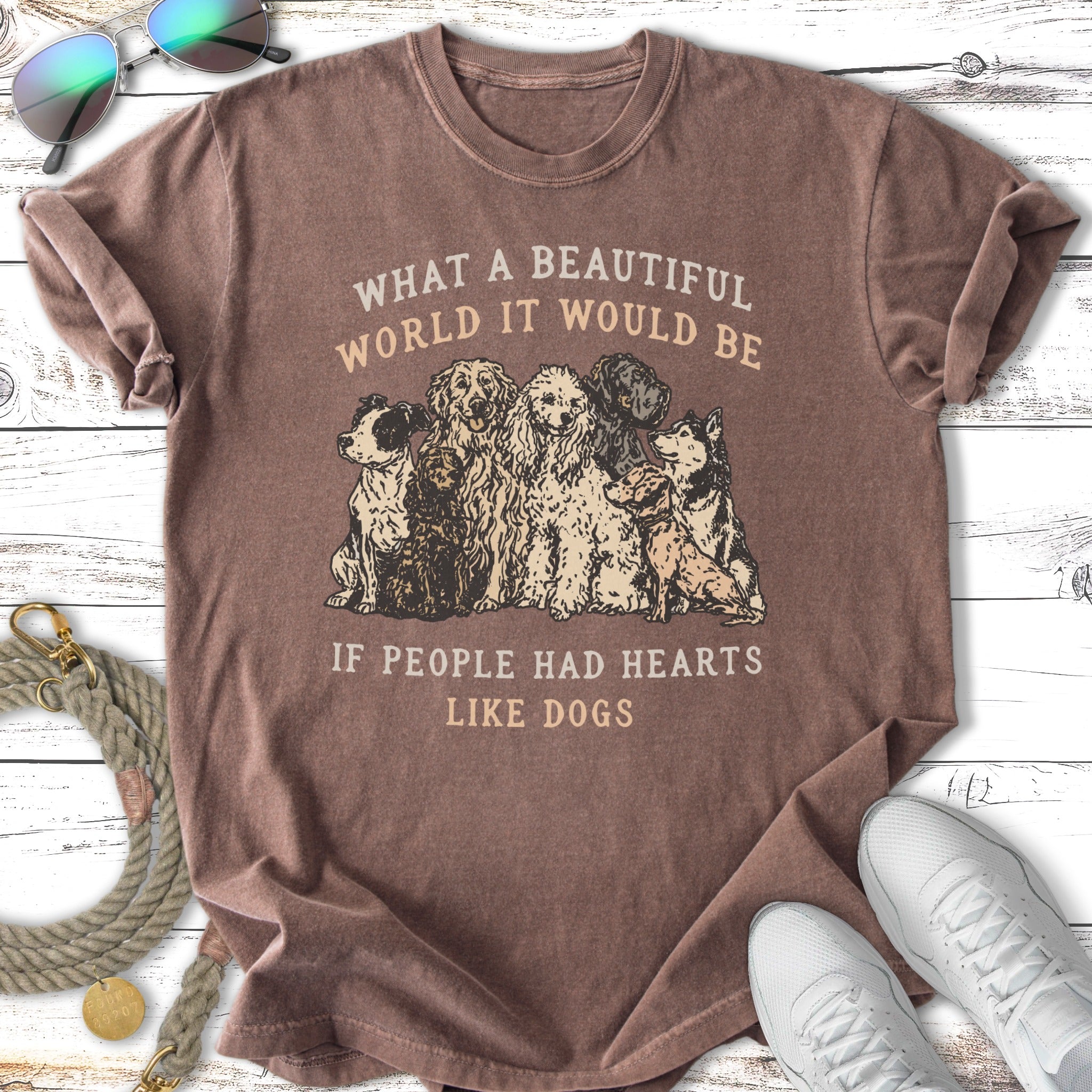 Beautiful World, Dog Hearts T-Shirt