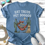 Eat Tacos Pet Doggos Lifestyle T-Shirt