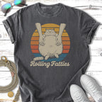 Rolling Fatties Retro Cat T-Shirt