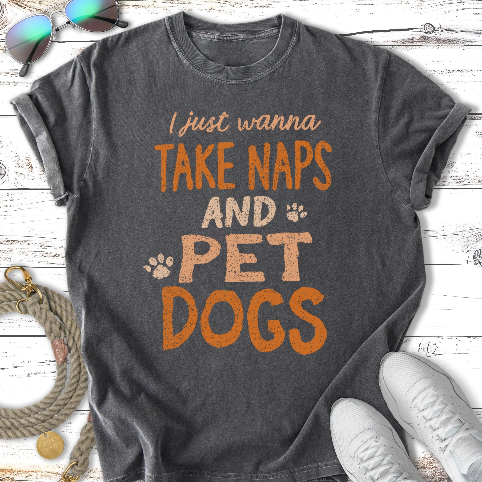 Naps & Pet Dogs Lifestyle T-Shirt