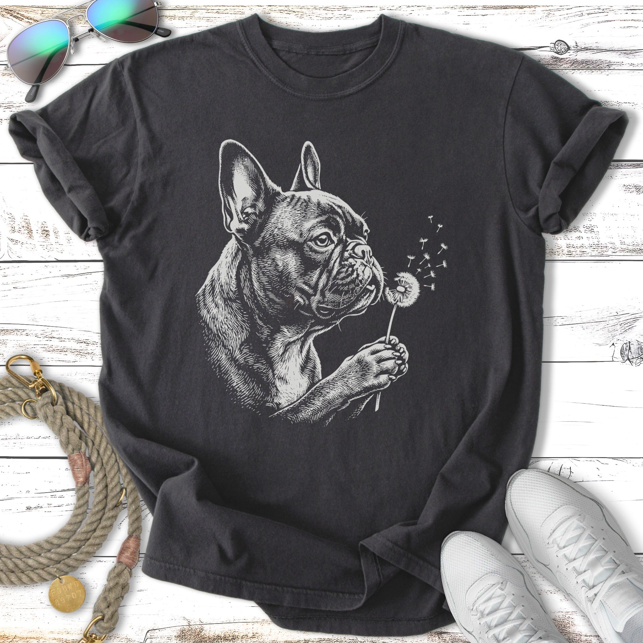 French Bulldog's Dandelion Dreams T-Shirt