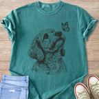 Teal t-shirt with a