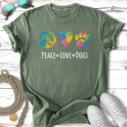 Peace Love Dogs T-Shirt