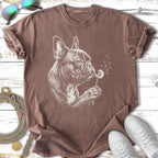 French Bulldog's Dandelion Dreams T-Shirt