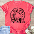 Pink t-shirt with a distressed chihuahua graphic and text.